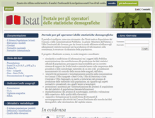 Tablet Screenshot of demografiche.istat.it