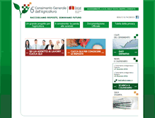 Tablet Screenshot of censimentoagricoltura.istat.it