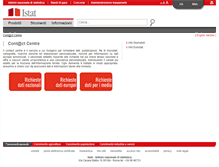 Tablet Screenshot of contact.istat.it